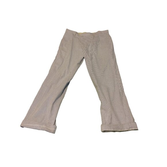 Mens navy blue LINEA UOMO blazer 2 pieces sport suit coat wool two 34W 30L - Picture 3 of 16